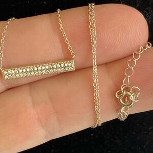 AAT Vintage Dyadema Italian Sterling 925 Silver Necklace adjustable 16-18”